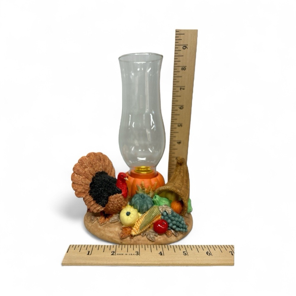Vintage‎ Fall Harvest Candle Holder Set – Table Centerpiece Thanksgiving Decor - Picture 5 of 9